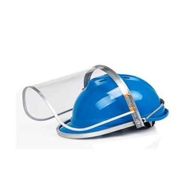 comprar Chapéu duro de motosserra de PVC com máscara facial à prova de salpicos e suspensão de 6 pontos para a segurança da construção Fabricação em linha