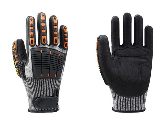comprar Luvas anti-vibração de calibre 13 com resistência a cortes e resistência a impactos para trabalhos pesados Fabricação em linha