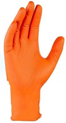 comprar luvas descartáveis protetoras Diamond Pattern Disposable Safety Gloves do nitrilo 8.0gr Fabricação em linha