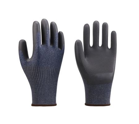 comprar O aperto resistente das luvas do deslizamento do látex de Eco cortou o calibre resistente da segurança 13 das luvas A3 da segurança Fabricação em linha
