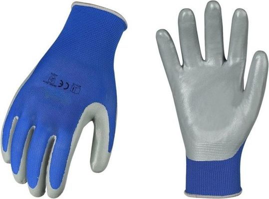 comprar Aperto revestido da palma do nitrilo sem emenda reusável do trabalho da segurança das luvas do XL XXL Fabricação em linha