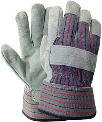 comprar Luvas de couro de mão com grande aderência, resistentes a perfurações e algemas de segurança de borracha para trabalho de segurança Fabricação em linha