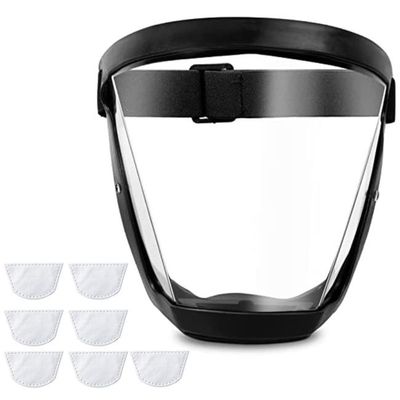 comprar Definição alta clara protetora preta do protetor de cara da névoa do protetor de cara da cara completa anti Fabricação em linha