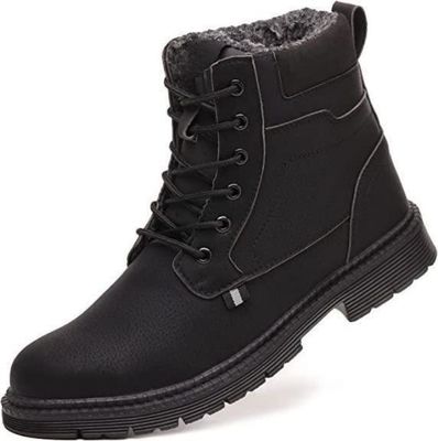 comprar A segurança resistente fria da prova preta da punctura EU38 carreg homens Toe Winter Boots de aço Fabricação em linha