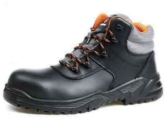 comprar Do tamanho UK2-13 do corte de segurança industrial das sapatas da sola deslizamento meados de meados de Toe Shoes de aço não Fabricação em linha
