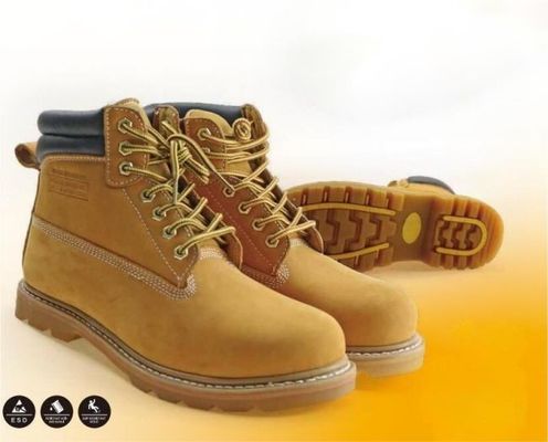 comprar EU36 - 47 botas resistentes ao calor da segurança de Goodyear vista - corte meados de resistente que caminha botas Fabricação em linha