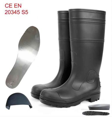 comprar Quebra de borracha da bota de goma do Pvc de Gumboots da segurança S5 industrial anti Fabricação em linha
