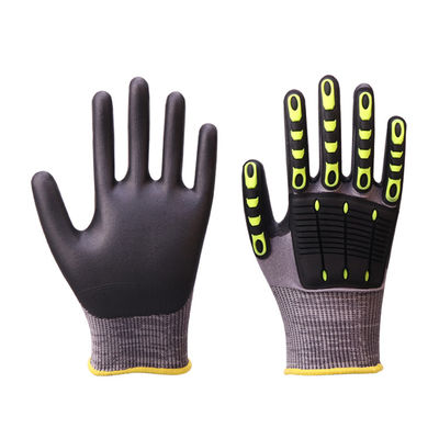comprar Luvas antivibração de borracha de silicone TPR Luvas de proteção contra cortes Fabricação em linha