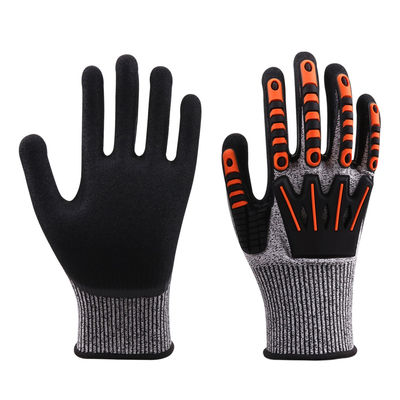 comprar Luvas de segurança flexíveis resistentes a impactos de 15 gauge resistentes a cortes anti-vibração Fabricação em linha