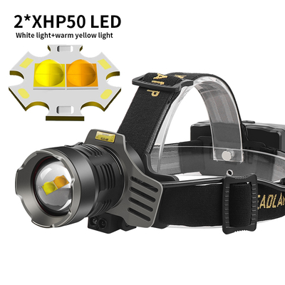 comprar OEM Lâmpada LED recarregável de alta luminosidade, tocha USB-C impermeável zoomável para áreas externas e de trabalho Fabricação em linha