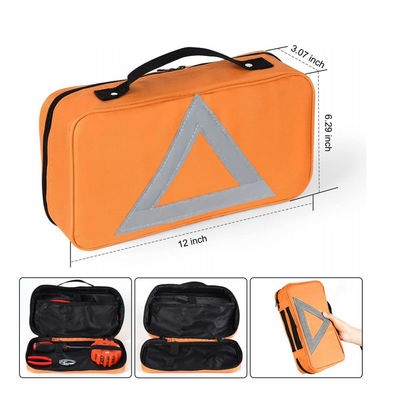 Bom preço. Kit de primeiros socorros multifuncionais para automóveis com luz de aviso LED e kit de emergência de assistência rodoviária personalizável on-line