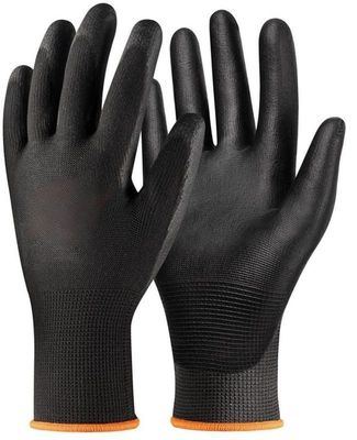 Bom preço. S - Luvas de pouco peso elásticas do trabalho das luvas sem emenda da segurança do trabalho 2XXL on-line