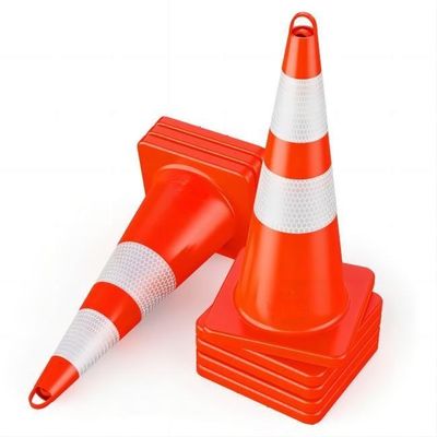 Bom preço. Construção alaranjada do cone dos cones da segurança de tráfego do PVC 1.8KG para a emergência de advertência on-line