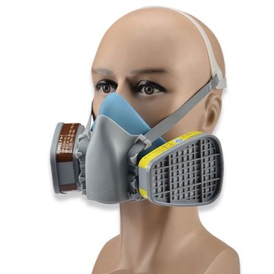 Bom preço. Respirador semi-máscara anti-neve reutilizável com defesa contra gases de poeira para segurança industrial on-line