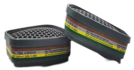 Bom preço. Filtro de cartucho de gás com carbono ativado certificado CE com ligação de baioneta para acessórios de respiradores on-line