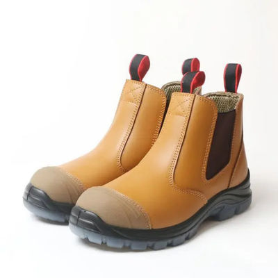 Bom preço. Peso leve S3 SRC Certificado Nubuck Calçados de segurança de couro botas industriais US 2-14 on-line