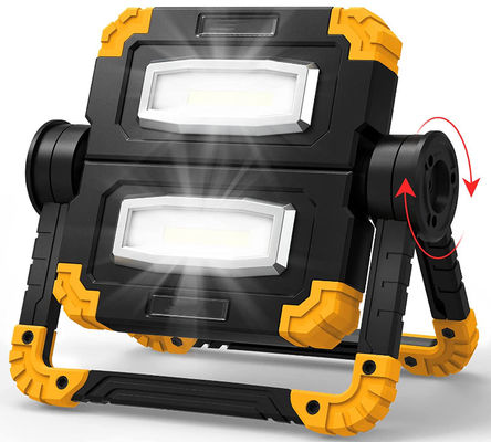 Bom preço. Luz de trabalho portátil recarregável LED com 2000 lumens 360 graus de rotação e bateria de 5000mAh on-line