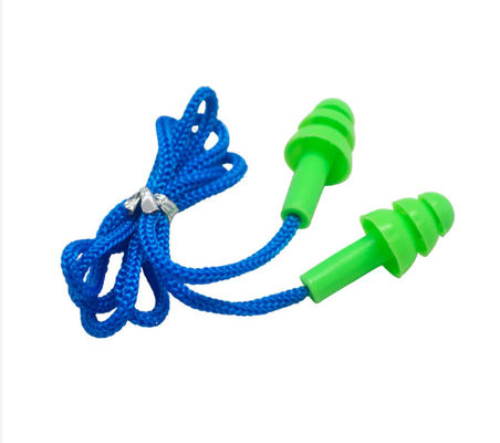 Bom preço. Segurança tampões de ouvido de silicone reutilizáveis com espuma PU de rebote lento para redução de ruído e cor personalizada on-line