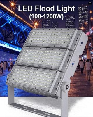 Bom preço. IP66 Lâmpada de inundação LED à prova d'água de 300W com 150 LM/W de eficiência e 50.000 horas de vida útil on-line